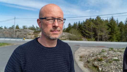Tommy ble meid ned av motorsyklist